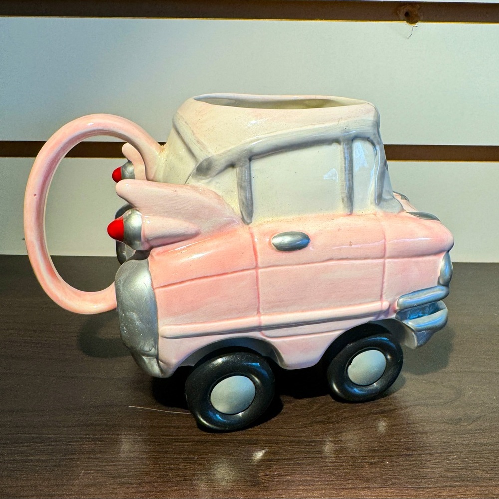 Mary Kay Vintage 1989 Pink Cadillac Icon Ceramic Mug